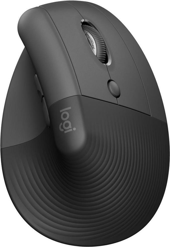 Logitech Lift Vertikale Ergonomische Maus rechts Bluetooth 2.4 GHz 4000 DPI Graphite