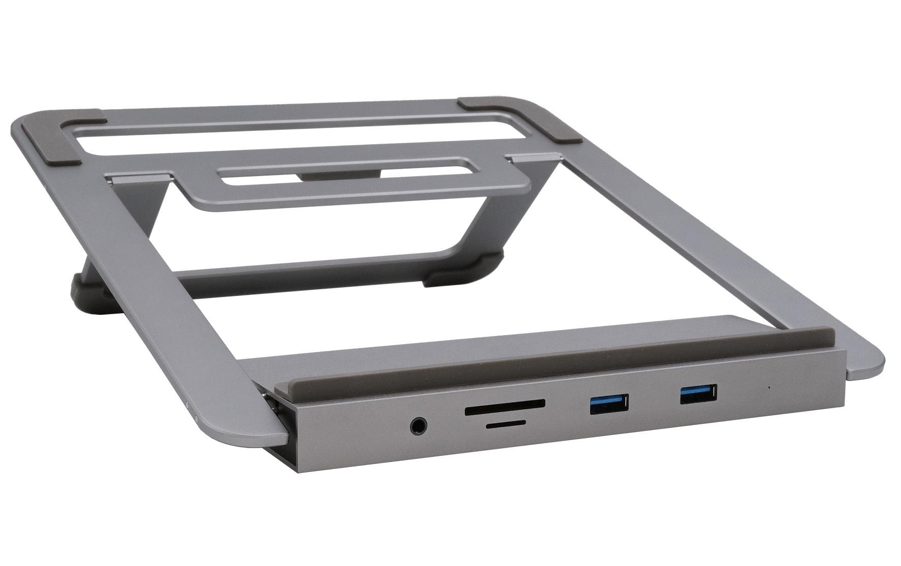 Exsys EX-1223HM Dockingstation USB 3.2 Gen 1 Type-A Silber