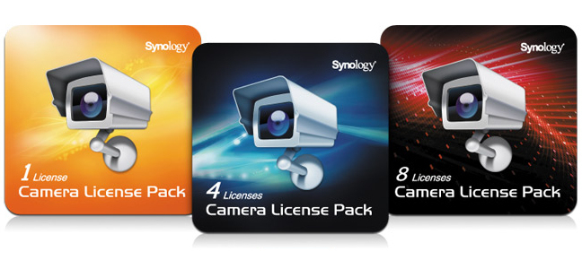 Synology Device License (X 4) Lizenz für 4 IP-Kameras