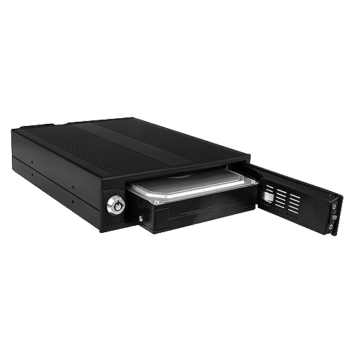 ICY BOX IB-170SK-B Mobiles Speicher-Rack 3.5" Schwarz