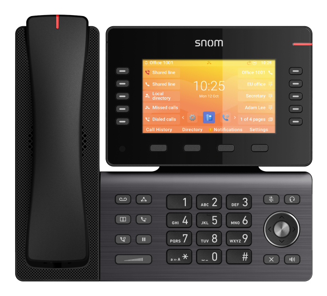 Snom D892M Schnurloses VoIP-Telefon Schwarz