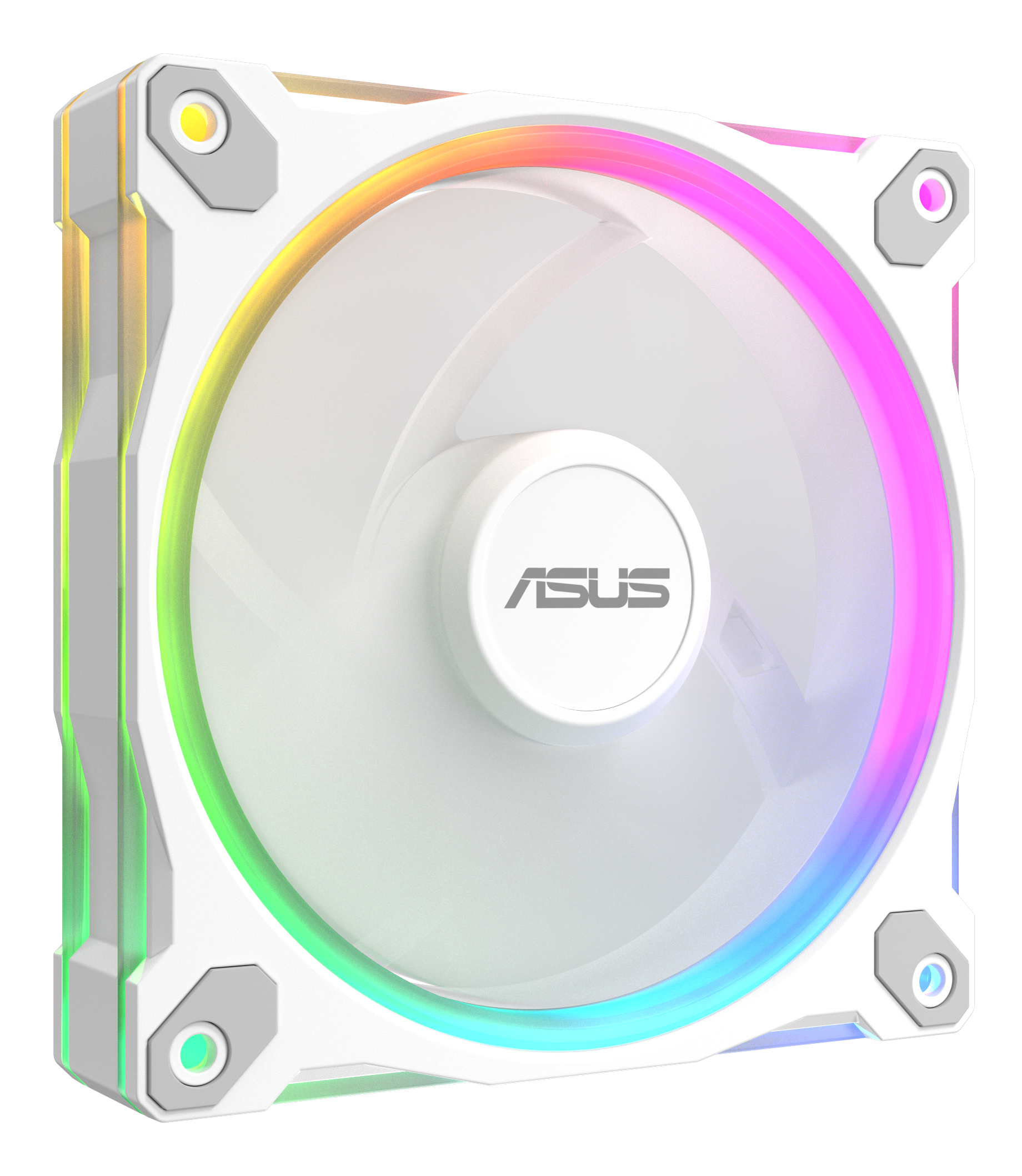 ASUS Prime MR120 ARGB 120 mm Gehäuselüfter 3er-Pack Weiß