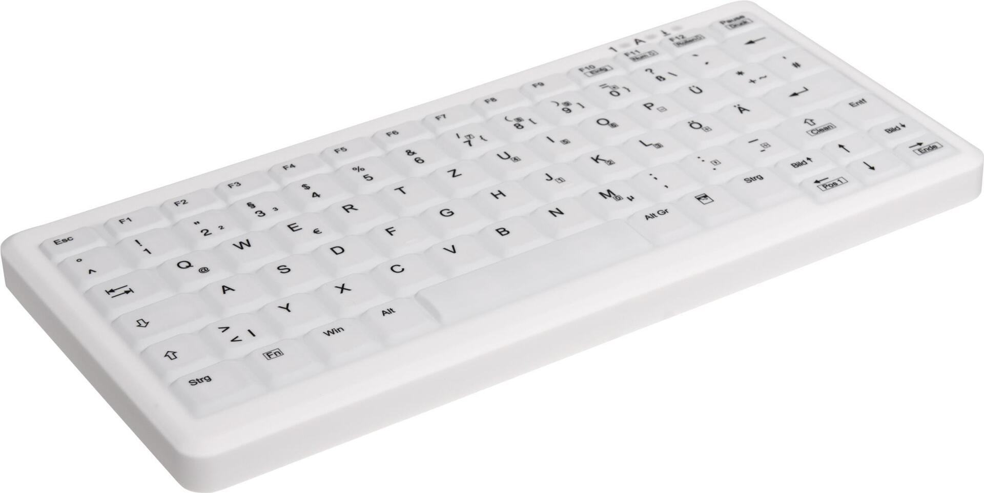 CHERRY AK-C4110 Tastatur USB QWERTY UK Englisch Weiß (AK-C4110F-US-W/UK)
