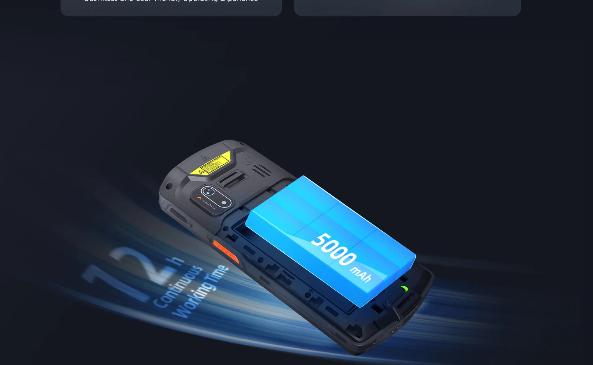 UROVO CT58S 5.5" Handheld Mobile Computer Schwarz
