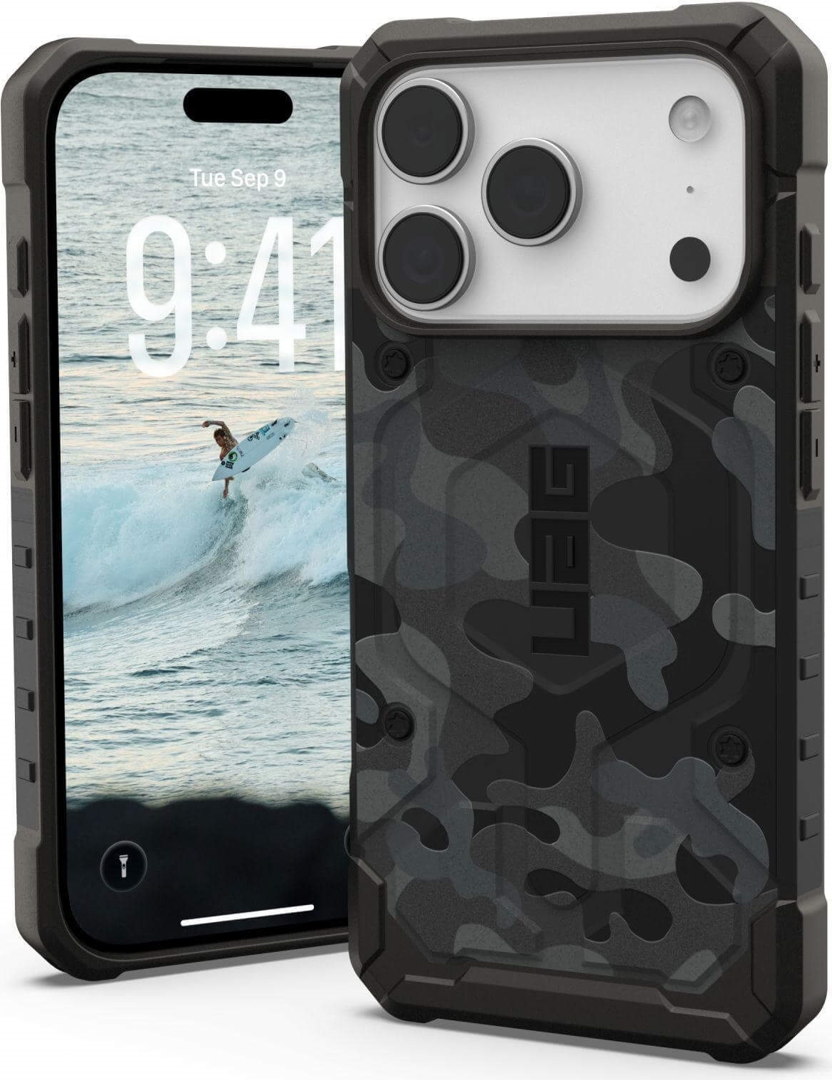 UAG Urban Armor Gear Pathfinder SE MagSafe Case | Apple iPhone 17 Pro | midnight camo | 114548114061 (114548114061)