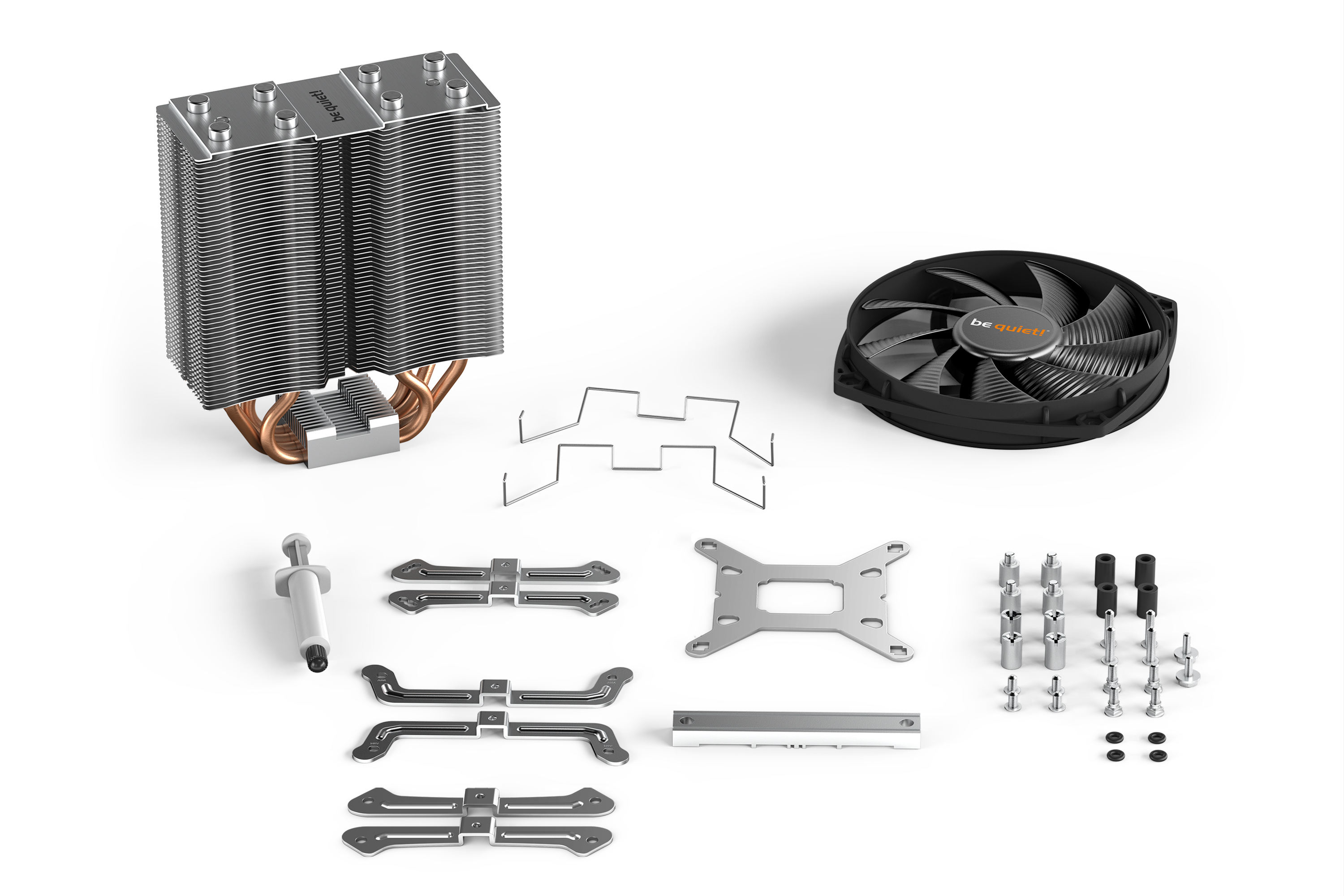 be quiet! Shadow Rock Slim 2 Prozessor-Luftkühler 135 mm Aluminium 160 W TDP Schwarz