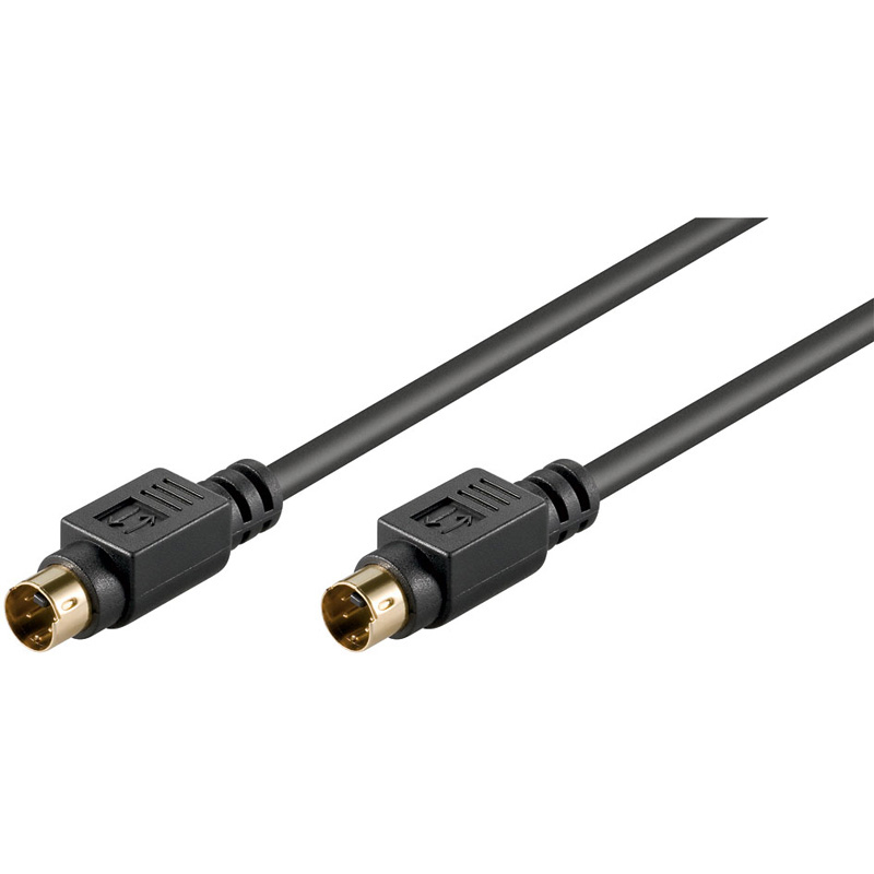 Goobay AVK 157-500 S-Videokabel 5 m S-Video (4-pin) Schwarz