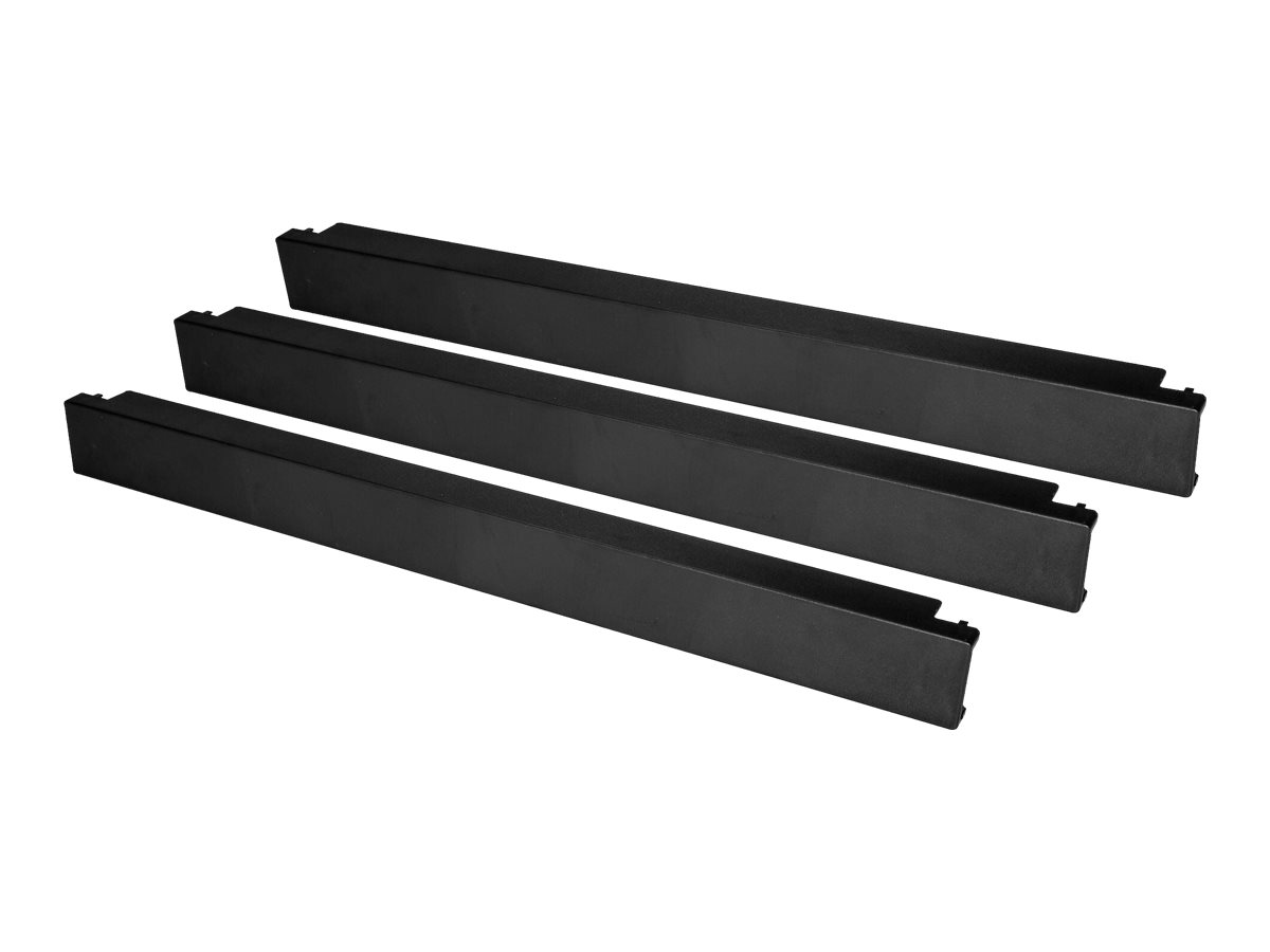 StarTech.com BLANKP10 1HE Blindpanel Werkzeuglose Montage 10er-Pack 19" Schwarz