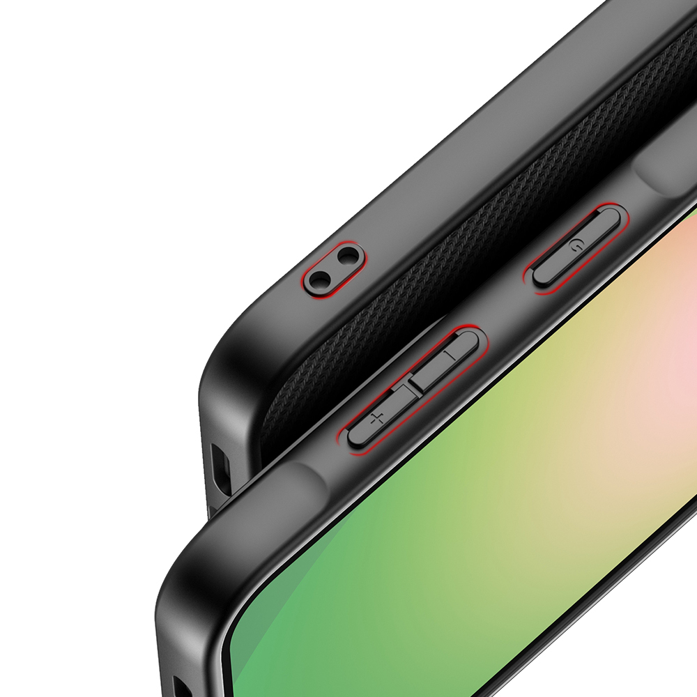 Nevox StyleShell NYLO Handyhülle für Samsung Galaxy A57 5G, 6.7", Schwarz
