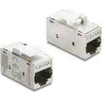 Delock Keystone Modul Kupplung RJ45 Buchse zu Cat.6A Metall silber (90989)