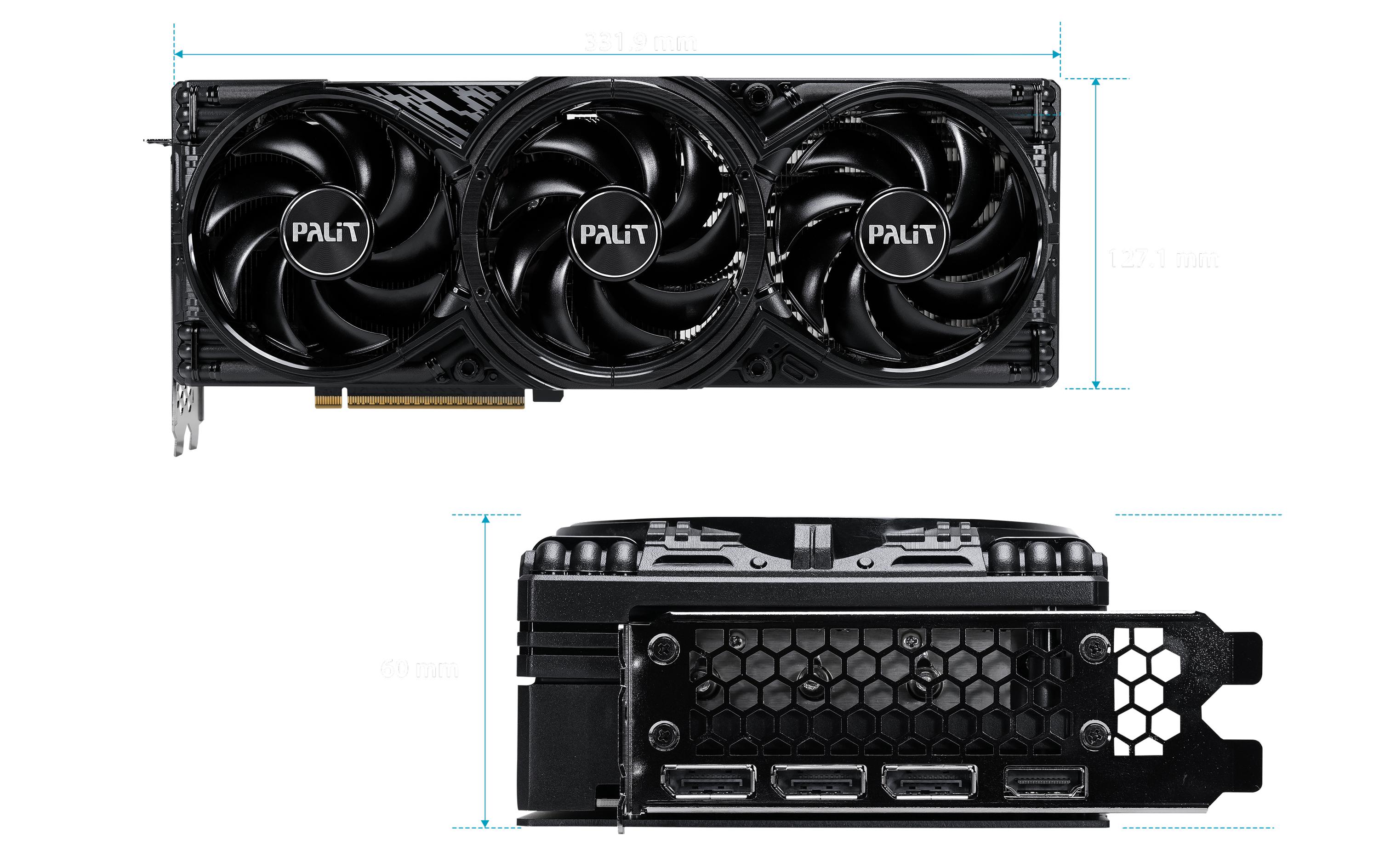 Palit GeForce RTX 5080 GamingPro OC 16 GB GDDR7 Schwarz