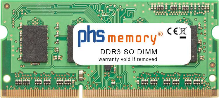 PHS-memory 4GB RAM Speicher kompatibel mit ASRock Pico-ITX SOM-P102L DDR3 SO DIMM 1600MHz PC3L-12800S (SP553372)