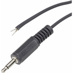 VOLTCRAFT Klinken-Steckverbinder 3.5 mm Stecker, gerade Polzahl: 2 Mono Schwarz XL-AC35DG 1 St. (93025c205)
