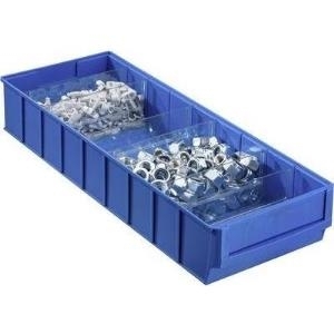 Allit Lagersichtbox ProfiPlus ShelfBox 500B Blau Blau (L x B x H) 185 x 500 x 81 mm (456570)