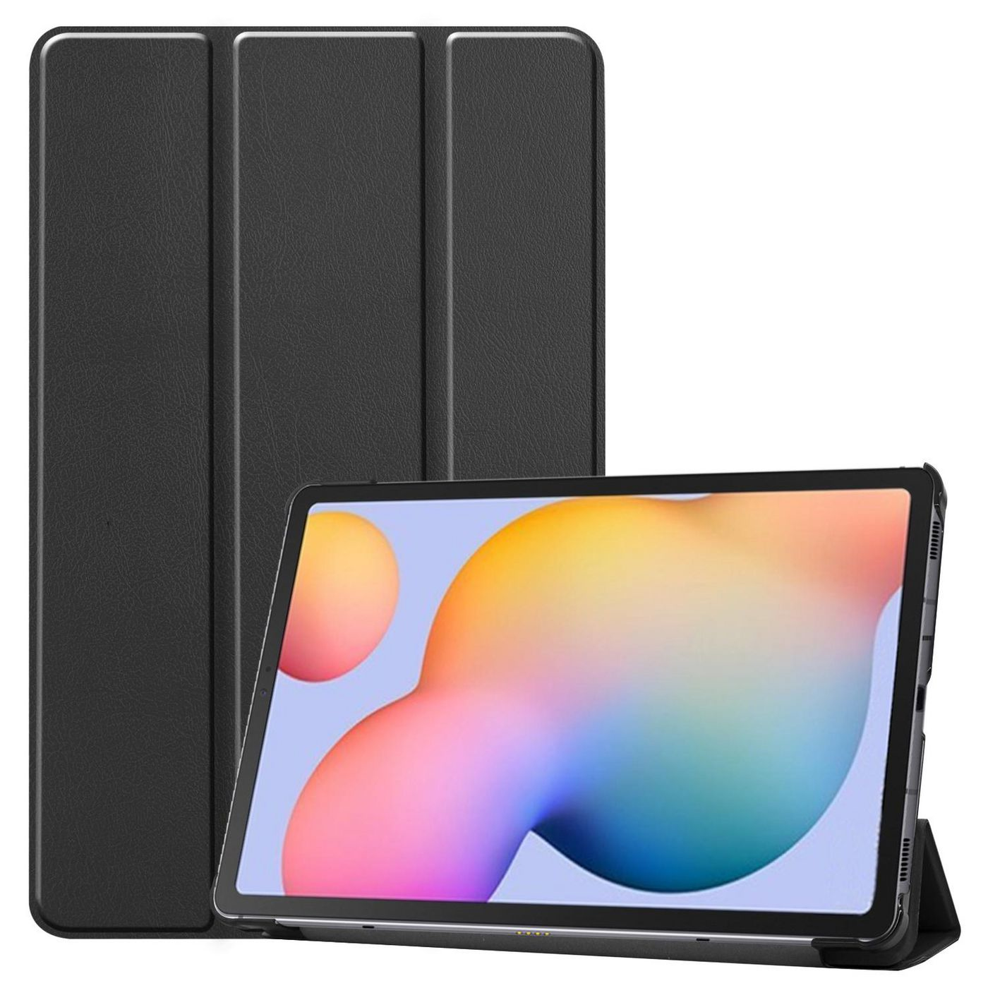 eSTUFF Houston Flip-Hülle für Samsung Galaxy Tab S10 FE+ Schwarz