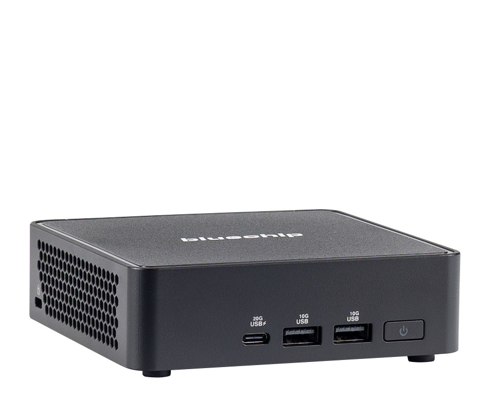 bluechip BUSINESSline L15101a *Green* Mini-PC Intel Core 5 120U 16 GB RAM 500 GB SSD Schwarz