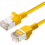 Microconnect V-FTP6A075Y-SLIM Netzwerkkabel Gelb 7,5 m Cat6a U/FTP (STP) (V-FTP6A075Y-SLIM)