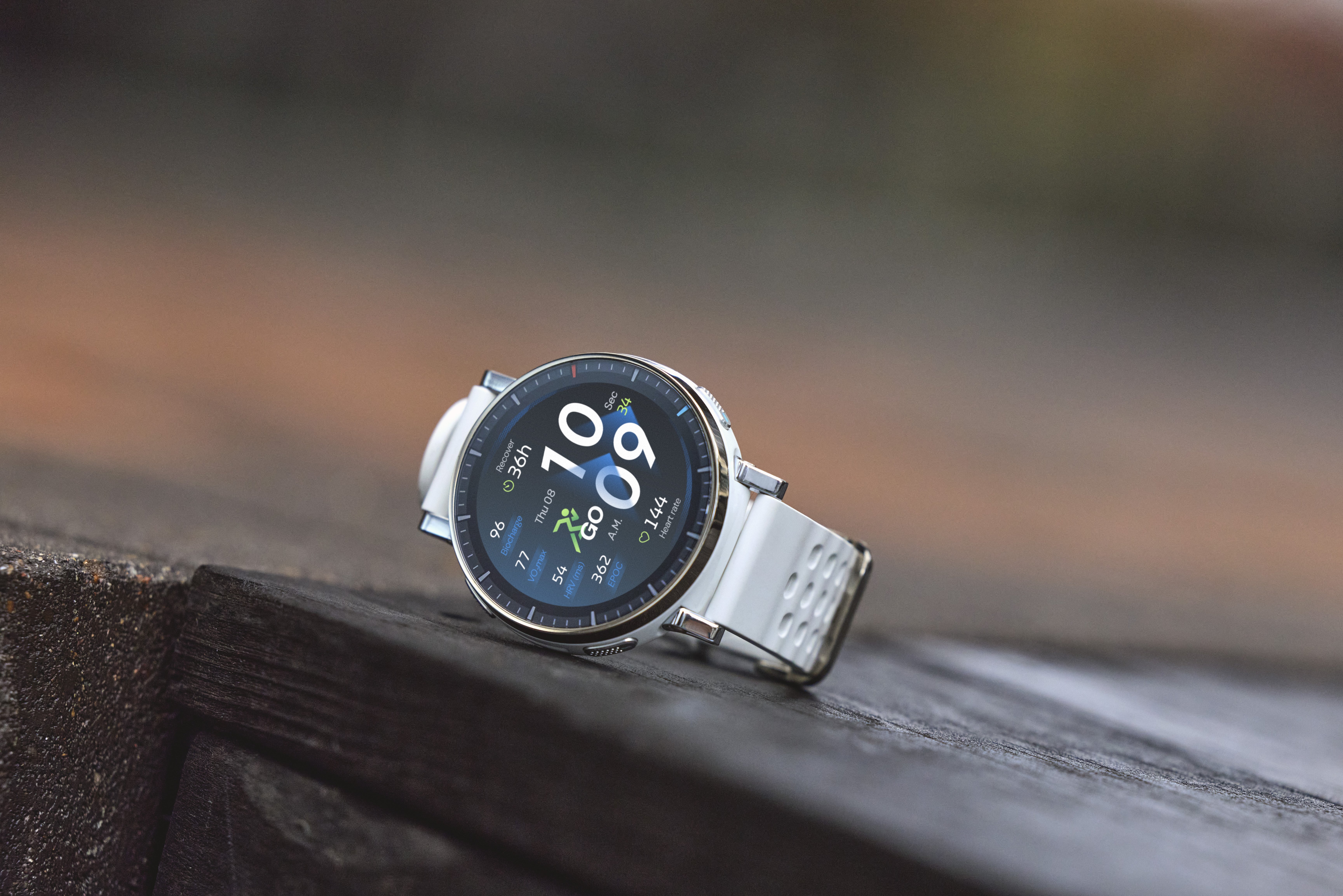Amazfit Active 3 Premium 1,32" AMOLED Smartwatch Weiß