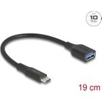 Delock USB-Adapter 24 pin USB-C (M) zu USB Typ A (W)  3 A (67179)
