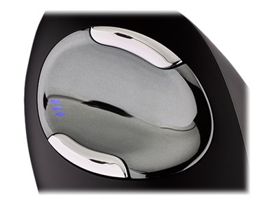 Evoluent VerticalMouse D Small Vertikale ergonomische Funkmaus 6 Tasten Schwarz, Grau
