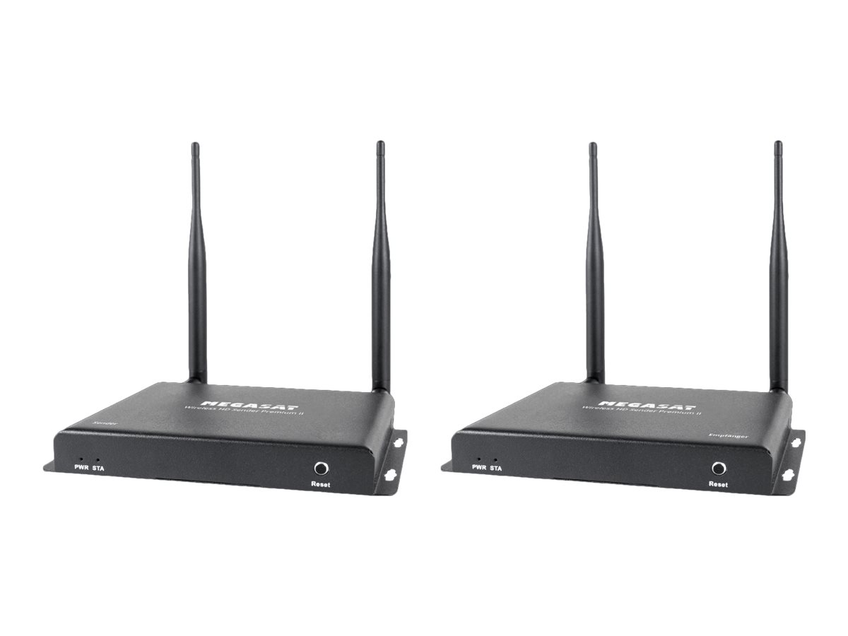 Megasat Premium II Kabelloser HDMI-Extender Schwarz