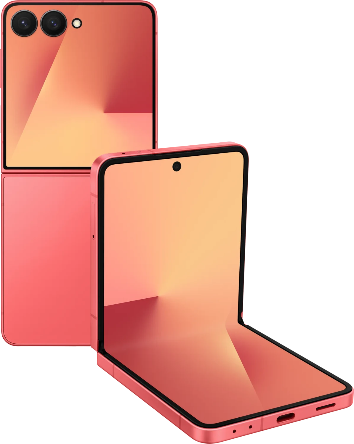 Samsung Galaxy Z Flip7 256GB Coralred 17,41cm (6,9") OLED Display, Android 16, Dual-Kamera, Faltbar [Energieklasse B] (SM-F766BZRGEUB)