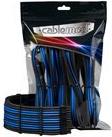 CableMod Pro ModMesh 12VHPWR Cable Extension Kit - schwarz/blau (CM-PCAB-16P3KIT-NKKB-3PK-R)