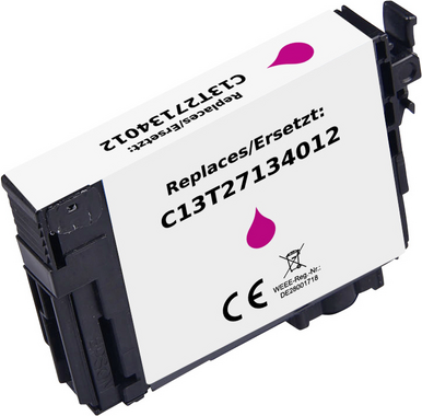 Renkforce Druckerpatrone ersetzt Epson T2713 27XL, C13T27134012 Kompatibel Magenta RF-ET2713XLM RF-6922902 (RF-6922902)