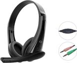 CONCEPTRONIC Headset Stereo AUX/Mikro/Bedien. 1.80m sw (POLONA06B3T)