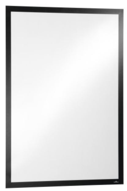 DURABLE DURAFRAME® POSTER 70x100cm (schwarz) 1 Stück - selbstklebender Info-Rahmen (499201)