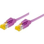 Patchkabel S/FTP, PiMF, Cat 6a, erikaviolett, 10,0 m Für 10 Gigabit/s, halogenfrei, mit Draka-Kabel und Hirosesteckern TM31 (bisherige Bezeichnung S/STP) (72210M)