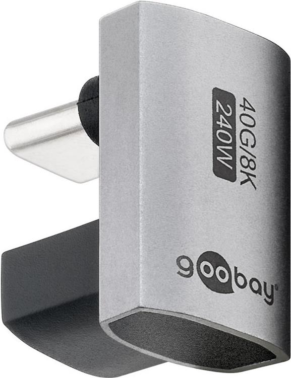Goobay USB-C -Adapter 180° U-Form USB4 - -Stecker> -Buchse (74445)