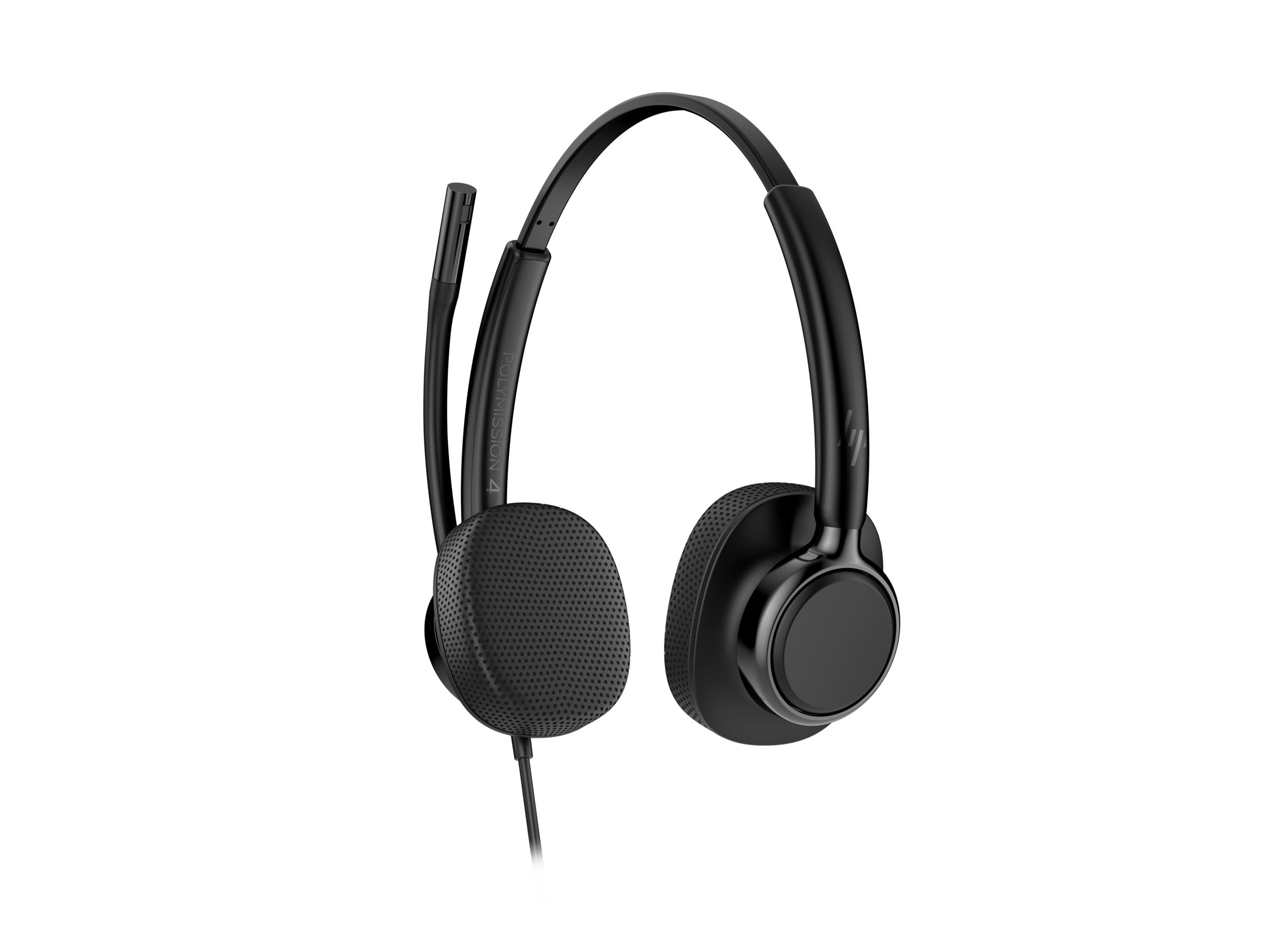 HP Poly Mission 425 On-Ear Headset USB-A USB-C Schwarz