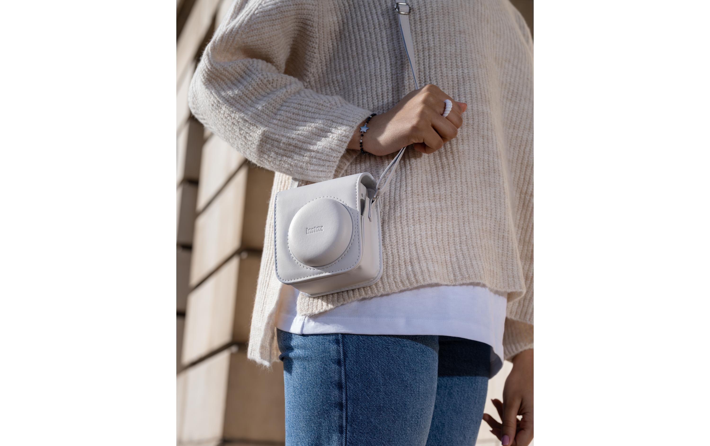 Fujifilm Instax Mini 12 Tasche Ton weiß