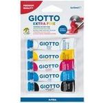 GIOTTO Gouachefarbe Extra Fine, 5er Blister 5 Aluminiumtuben à 10 ml sortiert in weiß, primärgelb, - 1 Stück (F65440000)