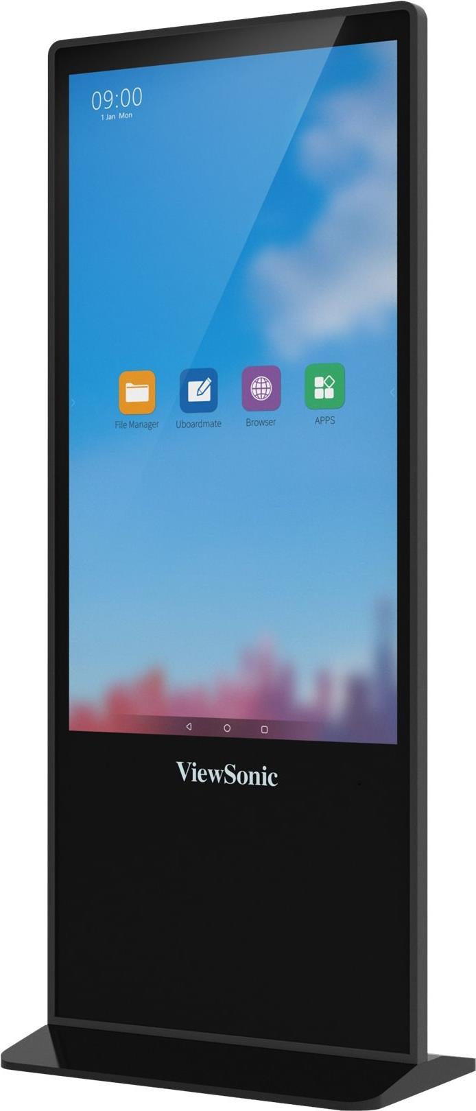 ViewSonic EP5542 55" 4K UHD Digital Signage Display Schwarz