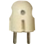 MERTEN Schuko Stecker bruchgeschütz 122427 weiss 122427 122427 (122427)