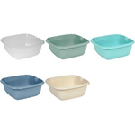 keeeper Schüssel "björk", eckig, 380 x 380 mm, nordic-blue PP, integrierte Mess-Skala und Ausguss, seitliche Griffe, - 1 Stück (1055768000000)