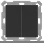 MDT BE-TAL55B206.01 KNX Taster Light 55 Basic 2-fach Schwarz matt Neutral 1 (BE-TAL55B206.01)