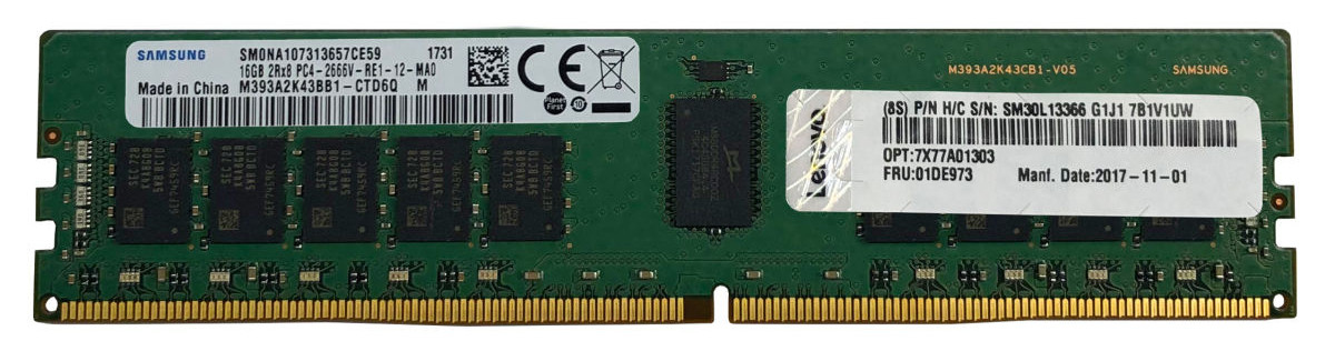 Lenovo ThinkSystem TruDDR4 16 GB RAM DDR4 3200 MT/s RDIMM 288-PIN ECC