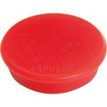 FRANKEN Haftmagnete rot 32mm 10 Stueck Drchm. 32mm Tragfaehigkeit 800g (HM30 01)
