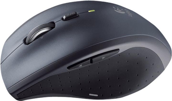 Logitech Marathon Mouse M705 Kabellose Maus Laser 7 Tasten 2,4 GHz Schwarz/Grau