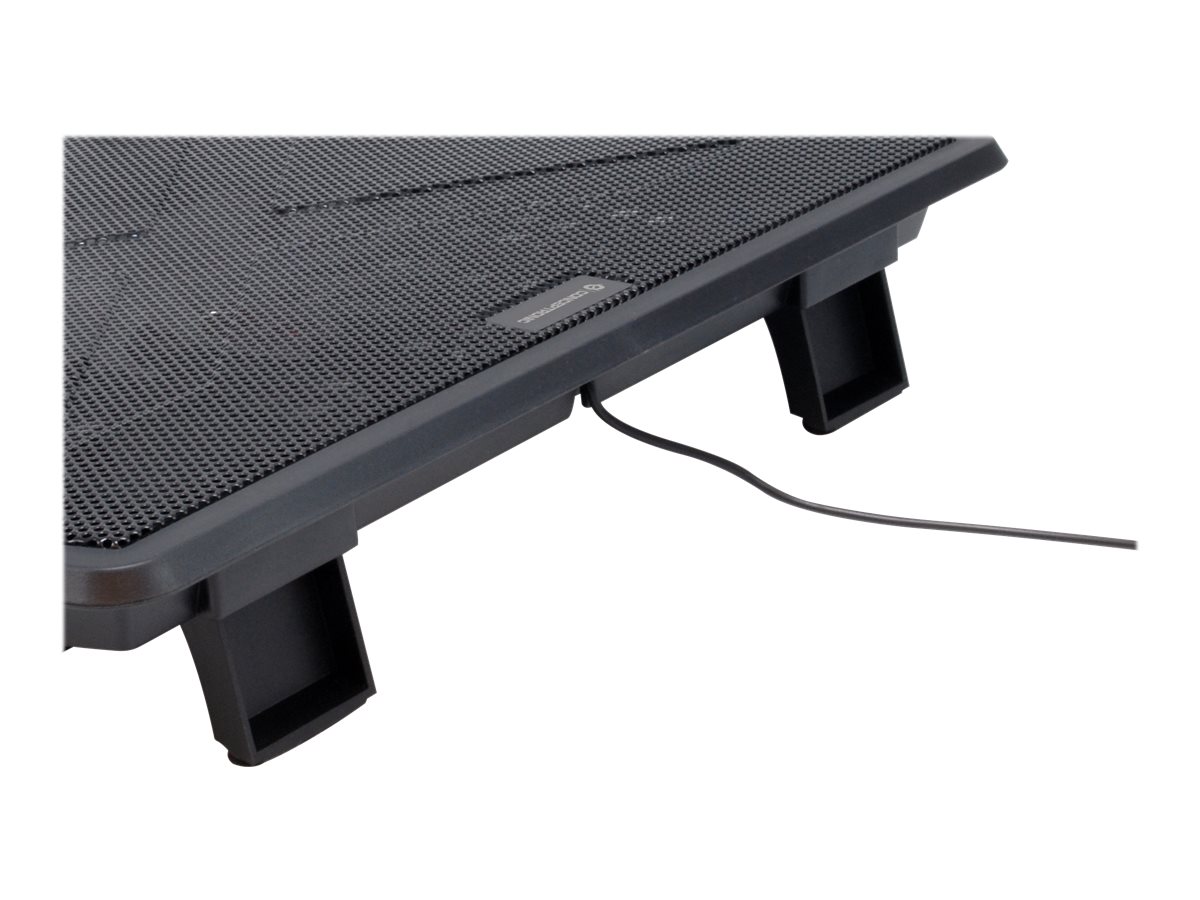 Conceptronic Thana Notebook-Kühlpad 15,6" 2 Lüfter Schwarz