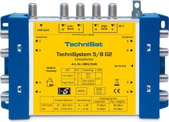 TechniSat TechniSystem 5/8 G2 - Multiswitch Satelliten-/terrestrisches Signal