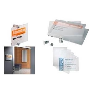 DURABLE Ersatzfolien CRYSTAL SIGN® A5 1 Beutel à 10 St. 483319