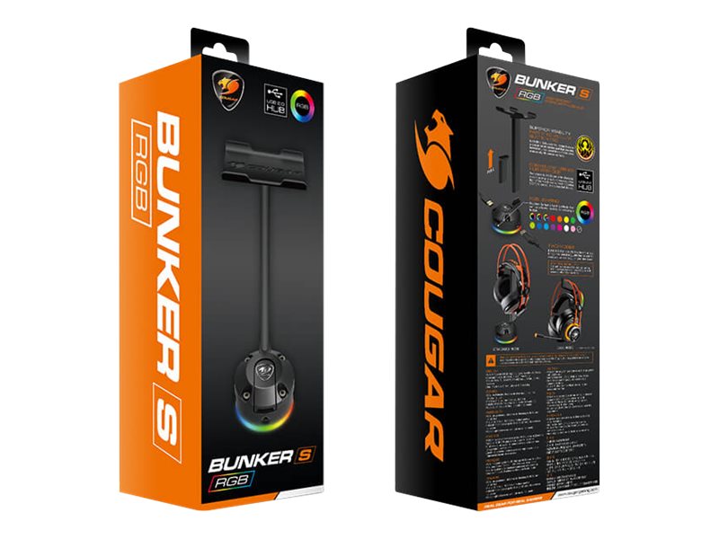 Cougar Gaming Bunker S RGB Headset-Ständer Schwarz