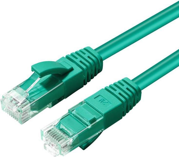 MicroConnect CAT6A UTP 0.3m Green LSZH (MC-UTP6A003G)