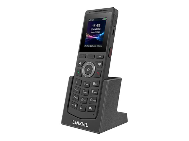Fanvil Linkvil W610D Schnurloses VoIP-Telefon DECT SIP Bluetooth 5.0 Gun Metal