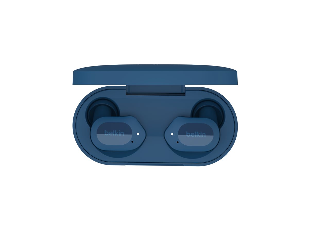 Belkin SoundForm Play True Wireless Kopfhörer Bluetooth Blau