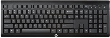 HP HP WIRELESS KEYBOARD K2500 FIN (E5E78AA#ABX)